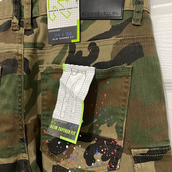 NWT MENS SMOKE RISE COOL CAMO JEANS - Picture 12 of 15